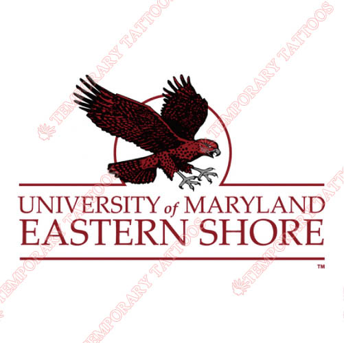 Maryland Eastern Shore Hawks Customize Temporary Tattoos Stickers NO.4984